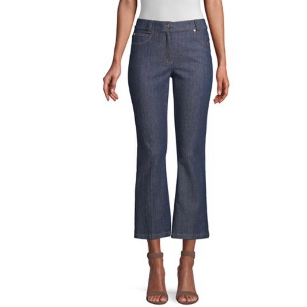 Escada J507 Cropped Flare Jeans EU 36 / US 6